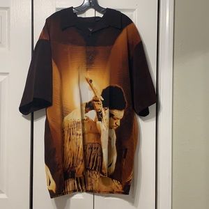 Jimi Hendrix button up shirt